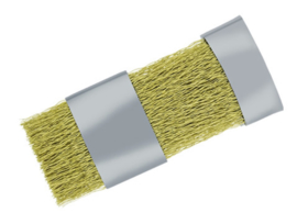 Nailtechnik Bit Cleaning Brush Brass