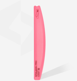 Slanted plastic nail file, crescent (base) Staleks Pro Expert 40