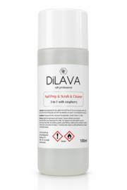 Nail Prep & Scrub &Cleaner 3-in-1 with raspberry 100ml.