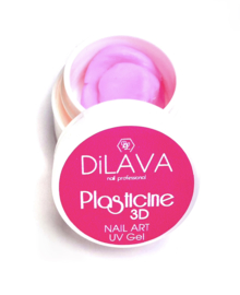 Plasticine 3D Nail Art UV Gel Licht Pink 4g.