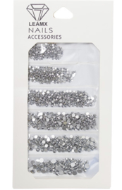 RhineStones Mix silver metallic 1364 pieces