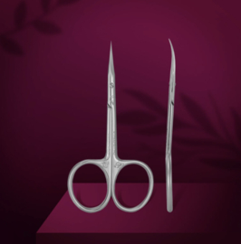 Professional cuticle scissors Staleks Pro Exclusive 20 Type 2 (Magnolia)