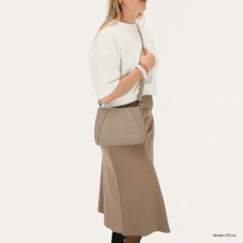 Zebra Trends crossbody tas Sofie Taupe