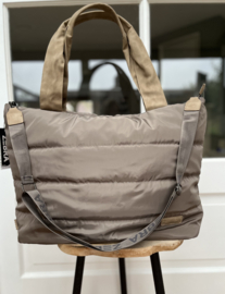 Puffy ZebraTrends Shopper Elske XL DonkerTaupe