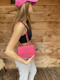 Macey bag Fuchsia leer