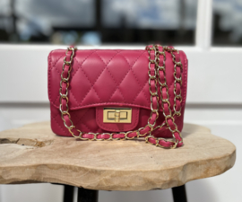 Macey bag Fuchsia leer