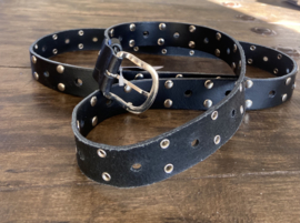 Riem leer zwart voor tas Leather Design Hunter