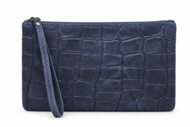 Make up tasje Noa Denim leer