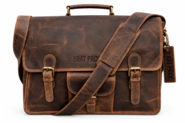 Garry schouder/laptoptas Brown The Ratpack by Orangefire