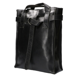 Leather Design Black Italia Rugzak(laptoptas)