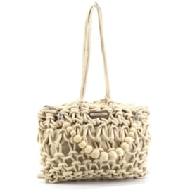 Simosastre Daniella Rope Tote Wood beige