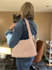 Bag2Bag shopper Tropea Suede Sapia Rose