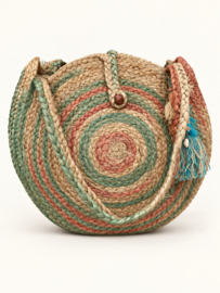 Ronde Ibiza tas Sisal