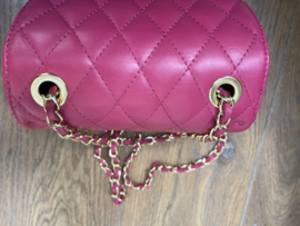 Macey bag Fuchsia leer