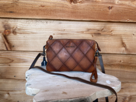 Bag2Bag clutch Madrid cognac