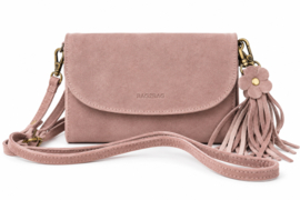 Amalfi clutch suede Sapia Rose