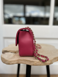 Macey bag Fuchsia leer