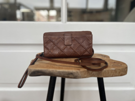 Bag2Bag clutch Pula cognac