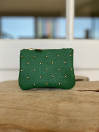 Donna purse  green studs