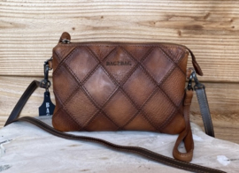 Bag2Bag clutch Madrid cognac