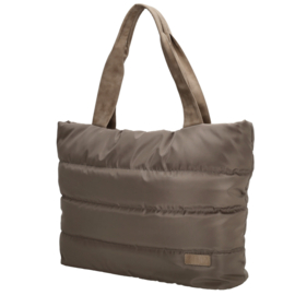 Puffy ZebraTrends Shopper Elske XL DonkerTaupe