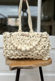 Simosastre Daniella Rope Tote Wood beige