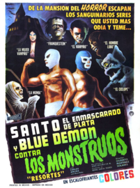 Santo el Enmascarado de Plata y Blue Demon contra los Monstruos (1970) Santo and Blue Demon against the Monsters | Santo and the Blue Demon vs. the Monsters
