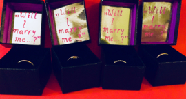 ,,Will I marry me?'' - ring