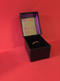 ,,Will I marry me?'' - ring