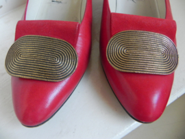 Manfield sexy rode vintage pumps (2282)