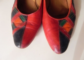 Marina Muraro vintage blokjes pumps (1719)