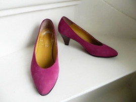 Vintage sexy fuchsia roze pumps (1912)