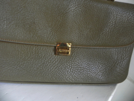 Exclusieve grote handtas handbag taupe (2533)