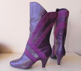 Bella vintage paarse laarzen (nr. 1461)