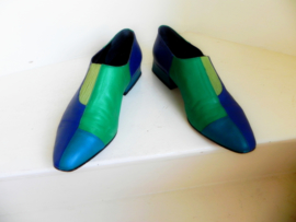 Revival vintage colourblock instappers pumps (2485)