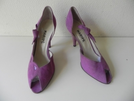 Maripé NIEUWE! paarse peeptoe pumps (nr. 1583)