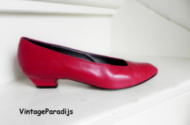 Manfield red basic pumps (2521)