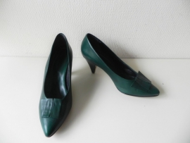 Vivian Laurent groene high heels pumps (nr. 1555)