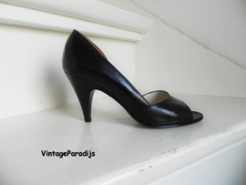 Gabor sexy peeptoe high heels pumps black (2534)