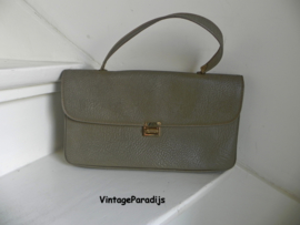 Exclusieve grote handtas handbag taupe (2533)