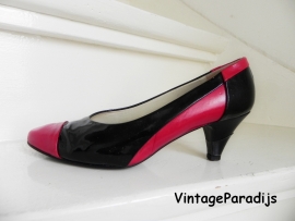 Destiny rood/zwart lak pumps (2196)