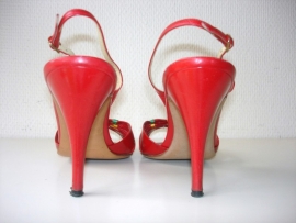 Flaminia rode highheels pumps (nr. 0569)