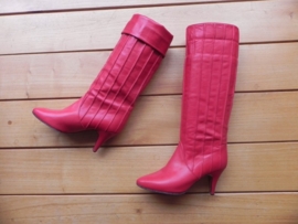Rode sexy highheels laarzen (nr. 1534)