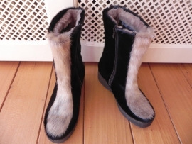 Eskimod vintage bont laarzen (nr. 1315)