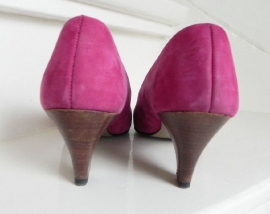 Vintage sexy fuchsia roze pumps (1912)