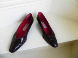 Pollini rode vintage shoes (2411)