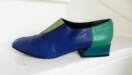 Revival vintage colourblock instappers pumps (2485)