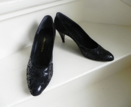 Andorra velvet lak vintage pumps (2048)