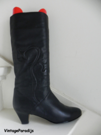 Ass kalfsleren omslag boots (2635)