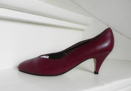 Coconel vintage bordeaux rode pumps (2143)